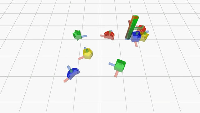 Imagined Goal: the blue cube at the top right